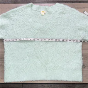 Maeve By Anthropology V-Neck Sweater - Soft Mint thumbnail 7