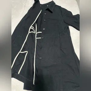 GAP Elegant Black Women's Coat COAT SIZE S in great condition 100% cotton cute 🥰 thumbnail 8