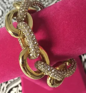 Ann Taylor Golden Crystal Pave Bracelet NWOT thumbnail 3
