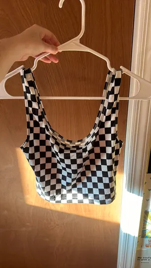 SheIn Checkered Top thumbnail 1