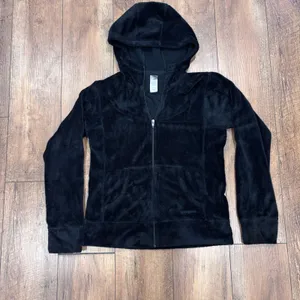 Patagonia Plush Synchilla Hoody Womens M Black Full Zip Fleece Jacket 20954 thumbnail 2