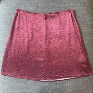 Purple Satin Mini Skirt Tommy Jeans Tommy Hilfiger Maroon Dark Academia thumbnail 1