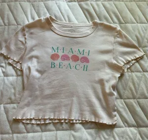 Miami Beach Baby Tee thumbnail 1