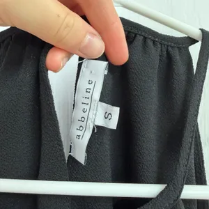 Abbeline black high neck textured stretch summer tank top‎ casual lightweight S thumbnail 3