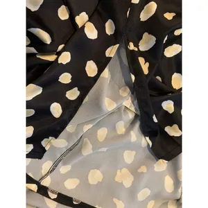 Women's Pretty Little Thing Leopard Print Satin Cowl Neck Maxi Dress Size 10 thumbnail 5