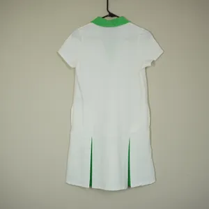 Stella Parker Sport Golf Dress Womens XS White Green Pleated Short Sleeve Active thumbnail 7