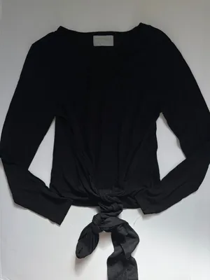 Modern Citizen Black Harper Wrap Top Size Small NWOT thumbnail 2