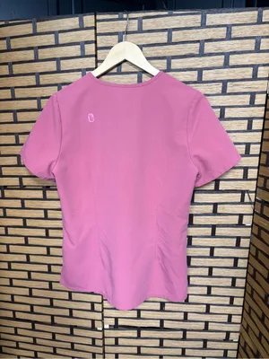Figs mauve pink technical collection scrub top size small thumbnail 2