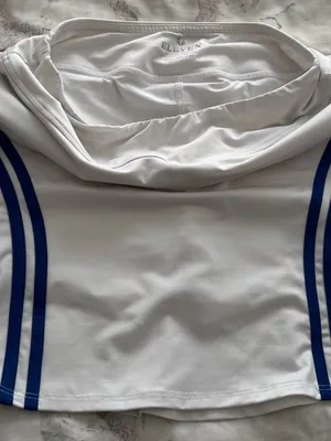 Eleven by Venus Williams White pleated tennis skorts, size S athletic athleisure thumbnail 3