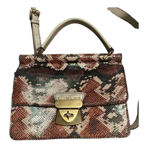 Antonio Melani snake print leather shoulder bag thumbnail 1