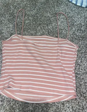 Pink crop top thumbnail 2
