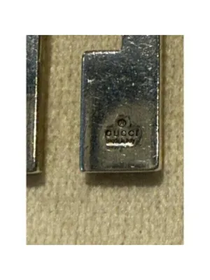 GUCCI G Necklace Sterling Silver 925 Made in Italy thumbnail 5