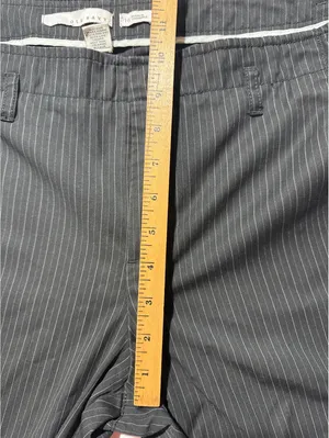 Old Navy Pinstripe Black Dress Pants Size 16 - Business Chic thumbnail 4