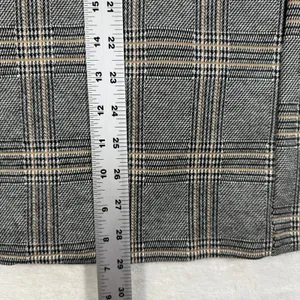 Avec Les Filles Womens Grey Plaid Double Breasted Blazer Jacket Size M 80103 thumbnail 4