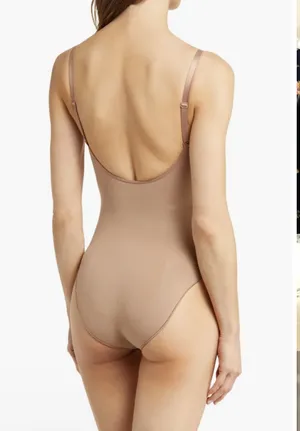 SKIMS Seamless Sculpt Brief Bodysuit in Sienna - XS thumbnail 2