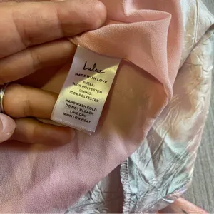 Lulus NWOT Blushing Darling Light Pink Floral Strapless High-Low Maxi Dress thumbnail 9
