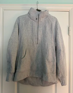 Scuba Oversized Half-Zip Lululemon Funnel Neck Long thumbnail 1