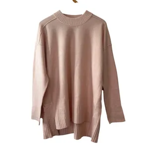 Free People NWT Pink Lotus Phoebe Oversized Pullover‎ Sweater Size M thumbnail 2