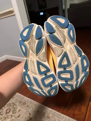 Hoka Bondi 8 Yellow Pink Blue  thumbnail 5