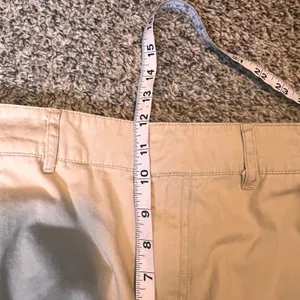 Forever 21 Cargo Pants‎ Womens S Tan Crop Wide Leg Raw Hem Utility thumbnail 5