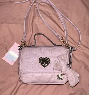 Juicy Couture Dusty Rose Pink Crossbody Bag with Gold hardware and rhinestones‎ thumbnail 1