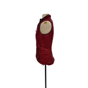 Lululemon Layer Up Reversible Vest‎ Burgundy Red Insulated Full Zip Size 6 thumbnail 11