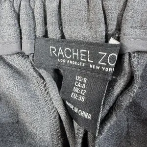 Rachel Zoe Women's Size 8 Gray Pull On Elastic Waist Cropped Ankle Pant Trouser thumbnail 5