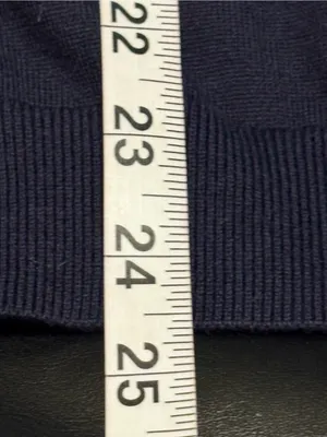 Tommy Hilfiger Navy Off-the-Shoulder Sweater with Gold Shoulder Buttons XL NWT thumbnail 10