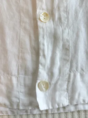 Intimately by Free People Linen Button Down Shirt with Mother of Pearl Buttons thumbnail 5