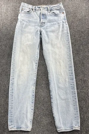 Levi’s Premium Wedgie Straight Ankle Jeans Women’s 26 Light Wash 26 Inseam thumbnail 1