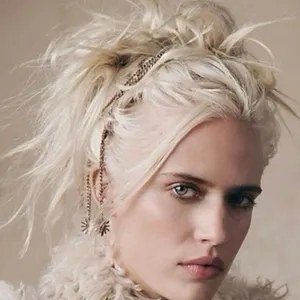 Free People Majestic Hair Piece Silver Black Bohemian Renaissance Medieval thumbnail 13