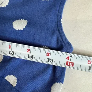 Boden Dress Womens US 6R Blue Polka Dot Shift Cap Sleeve Pockets‎ Cotton Modal thumbnail 5