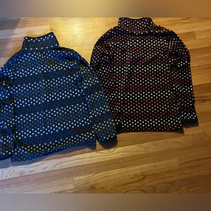Woman’s Old Navy fleece polka dot pullover bundle size large thumbnail 4
