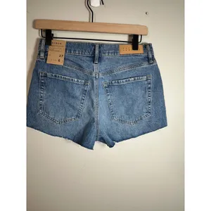 PacSun Stretch 70s Cut Off Denim Shorts Mid Rise Button Fly Blue Size 27 NEW thumbnail 4