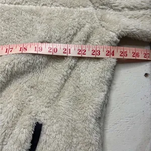 ZYIA Active Women’s Size XL Teddy Sherpa Fleece 1/4 Zip Cozy Warm Cream Soft thumbnail 5