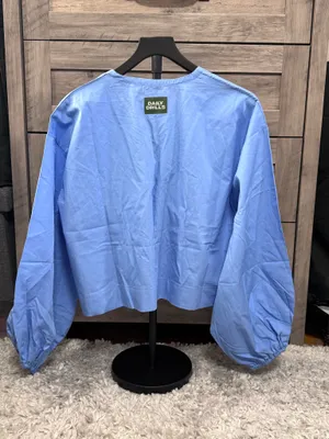 Daily Drills Poplin Resort Tie Top Malibu XS/S NWT thumbnail 4