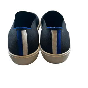 Rothy's Womens‎ The Sneaker Black Solid Slip On Knit Casual Eco Friendly Size 9 thumbnail 4