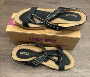 Black Sandals Size‎ 38 (7.5/8) thumbnail 1