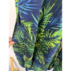 America and‎ Beyond Tropical Maxi Dress Womens Small Blue Beach Resort Hawaiian thumbnail 5