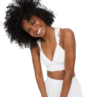 OFFLINE By Aerie Real Me XTRA Ruffle Sports Bra - large thumbnail 1