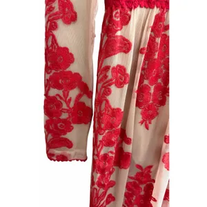 For Love‎ & Lemons Temecula Maxi Dress Red Floral Women's Size Medium thumbnail 15