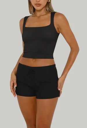 Amazon Square Neck Basic Top thumbnail 1