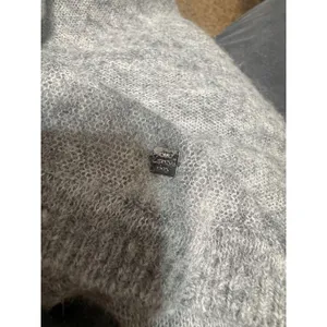 One Grey Day Alpaca Merino Wool Blend Back Cutout Sweater Gray Size L thumbnail 12