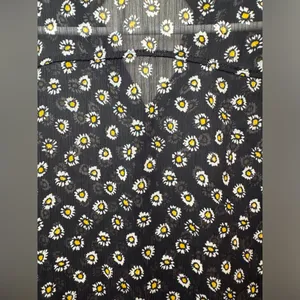 Brandy Melville Women’s Y2K‎ Black Floral Sheer Sleeveless Blouse One Size thumbnail 7