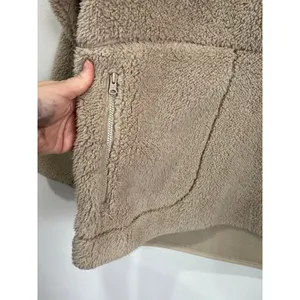 Lou‎ & Grey Cozy Sherpa Fleece Pullover Beige Size M Soft Lounge Sweater thumbnail 5