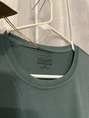 Patagonia Capilene Cool Daily Graphic Shirt Mother Rays Blue Sage Women's M NWT thumbnail 7