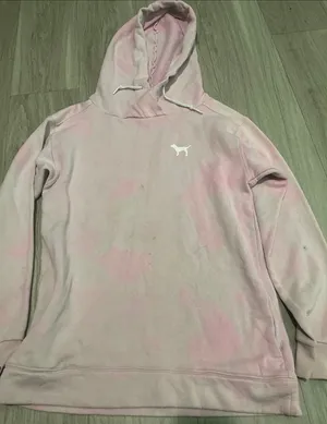 Victoria's Secret PINK Light Pink Pullover Hoodie thumbnail 1