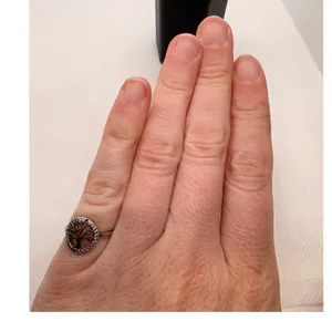 Sterling Silver 925 Tree of Life CZ Halo Ring Size 4 Spiritual Jewelry thumbnail 4