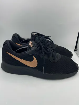 Nike Tajun casual comfy black sneakers women’s Size 9.5 thumbnail 12