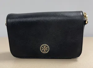 Tory Burch Robinson Mini Bag, Black w/ Gold-tone Hardware - Preowned thumbnail 3